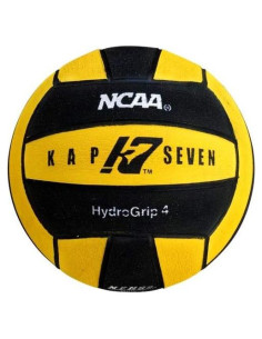 Pelota de Waterpolo KAP7 Tamaño 4 HydroGrip Amarillo/Negro
