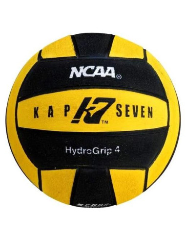 Pelota de Waterpolo KAP7 Tamaño 4 HydroGrip Amarillo/Negro