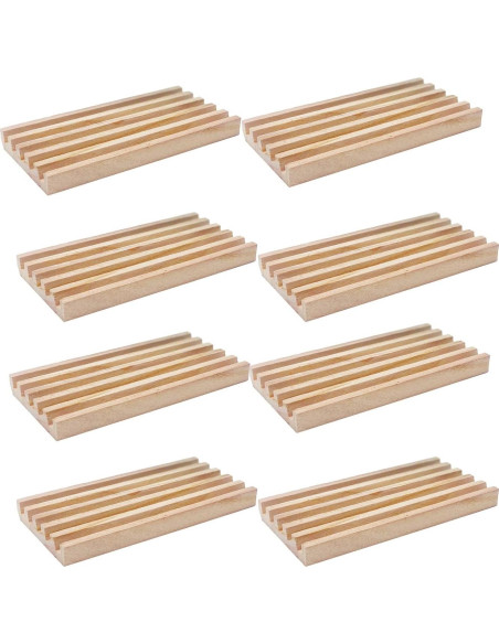 Juego de Racks de Dominó de Madera ESSAJOY Set de 8