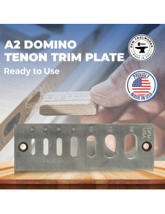 Placa de recorte A2 Domino DFM - Para uniones 4mm a 14mm 2