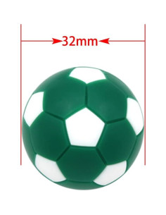 Juego de 12 Pelotas de Futbolín BQSPT 32mm Multicolor 2