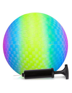 Bola de Juego Arcoíris ArtCreativity 22,86 cm con Bomba