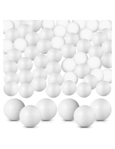 Pelotas de Tenis de Mesa CHENGU 80 Piezas 25 mm Blancas