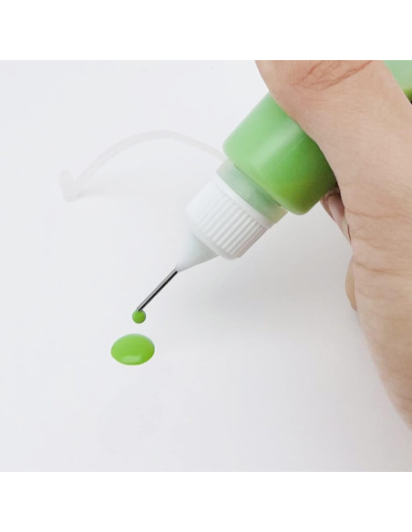 12 Botellas Goteo 120ml MYYZMY + 2 Mini Embudos para Manualidades