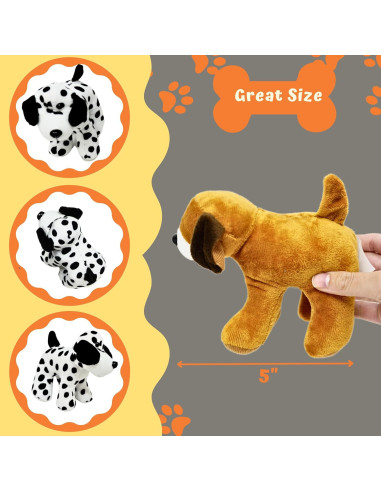 Perros de Peluche 4E's Surtido 12 Piezas 12,7 cm