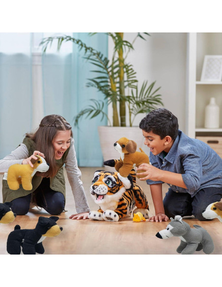 Perros de Peluche 4E's Surtido 12 Piezas 12,7 cm