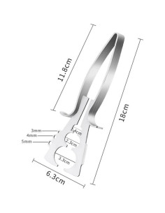 Deshojador de Hierbas CookiBlend Acero Inoxidable 18x6.3cm 2