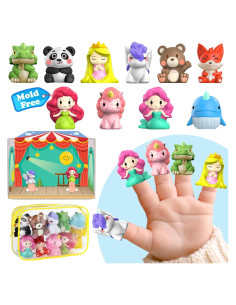 Títeres de Dedo Oriate 10 Pcs Juguetes para Niños