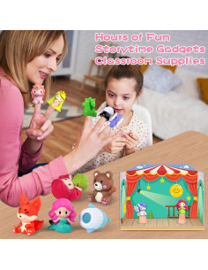 Títeres de Dedo Oriate 10 Pcs Juguetes para Niños 2