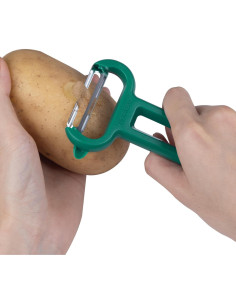 Pelador de Verduras Linoroso Y Acero Inoxidable Verde 2