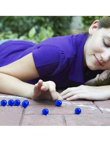 Canicas de Vidrio Azules FUTUREPLUSX 1.5 Tazas Decorativas