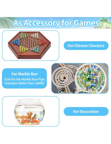 60 Canicas de Vidrio XXUOD 1.60 cm Ojo de Gato Colores