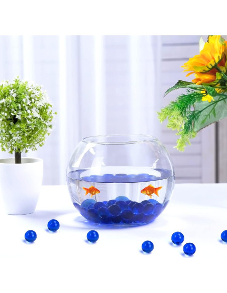 Canicas de Vidrio Azules FUTUREPLUSX 1.5 Tazas Decorativas