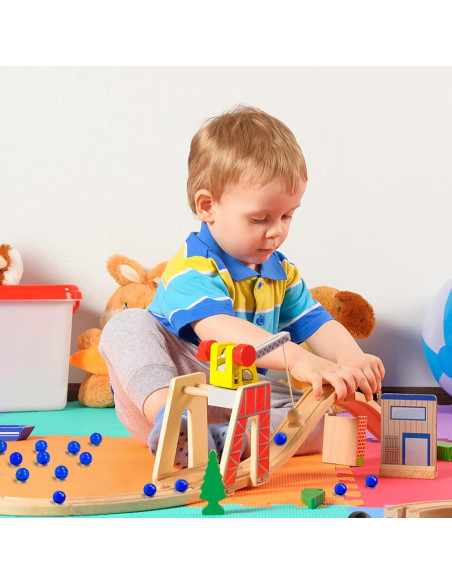 Canicas de Vidrio Azules FUTUREPLUSX 1.5 Tazas Decorativas