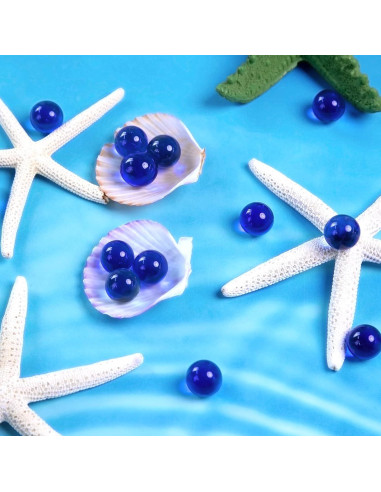 Canicas de Vidrio Azules FUTUREPLUSX 1.5 Tazas Decorativas