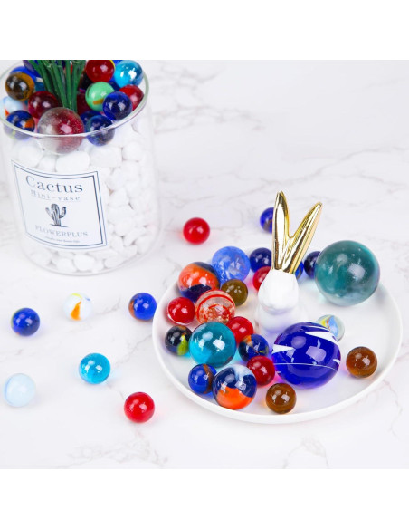 Juego de Canicas LOVESTOWN 180 Piezas Vidrio Decorativas