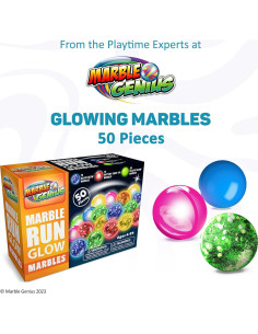 Canicas que Brillan en la Oscuridad Marble Genius - 50 Piezas 2