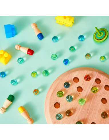 500 Canicas de Vidrio Ojos de Gato 1.4 cm para Niños