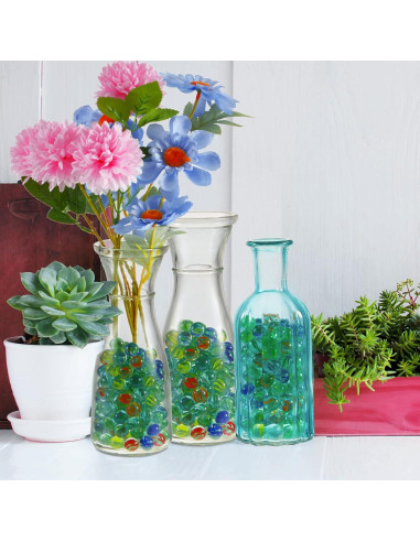 500 Canicas de Vidrio Ojos de Gato 1.4 cm para Niños