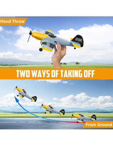 Aviación RC HAWK'S WORK BF-109 34.5x33.5cm para Niños