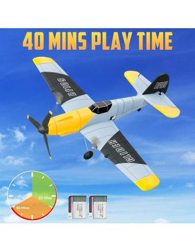 Aviación RC HAWK'S WORK BF-109 34.5x33.5cm para Niños