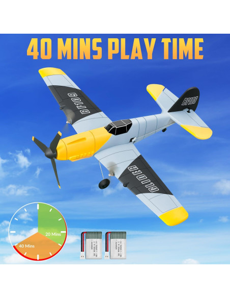 Aviación RC HAWK'S WORK BF-109 34.5x33.5cm para Niños