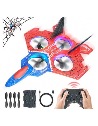 Dron BEZGAR RC Fighter para Niños | Acrobacias 360