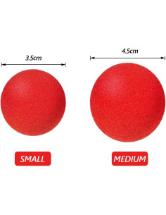 Bolas de Esponja Rojas Skylety 20 Piezas para Magia 2