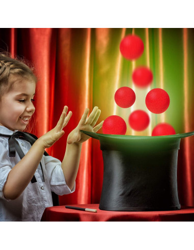 Bolas de Esponja Rojas Skylety 20 Piezas para Magia