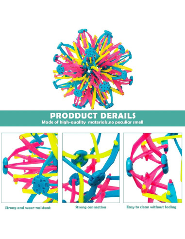 Bola Inflable Expandible NIHAKSOI 30.48 cm 2PCS Antiestrés