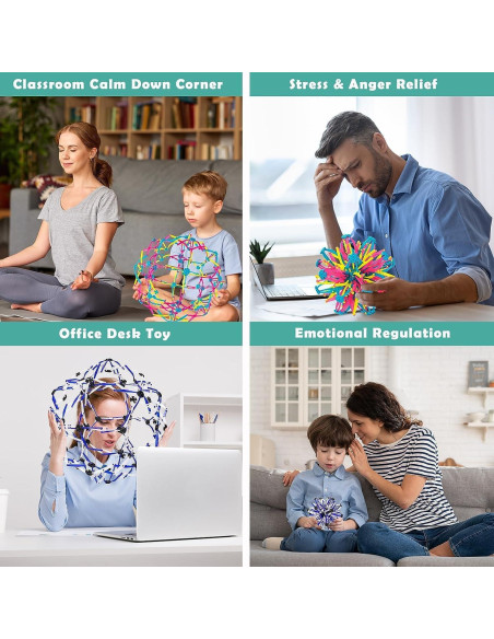 Bola Inflable Expandible NIHAKSOI 30.48 cm 2PCS Antiestrés