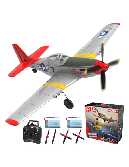 Avión RC LEAMBE P51 Mustang 35.6 cm 3 Modos de Vuelo