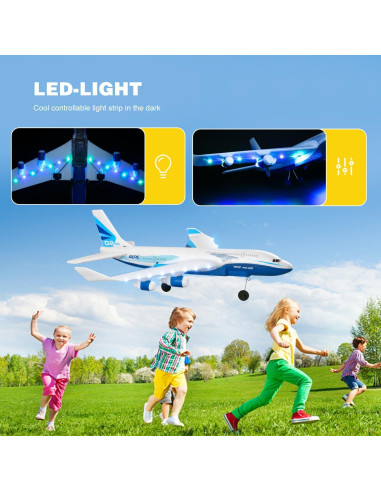 Avión RC 4DRC G2 Listo para Volar con Luz LED