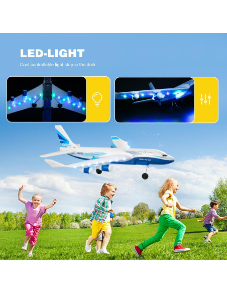 Avión RC 4DRC G2 Listo para Volar con Luz LED