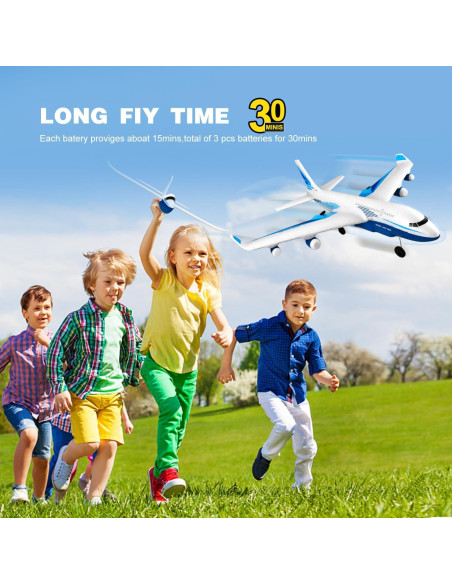 Avión RC 4DRC G2 Listo para Volar con Luz LED