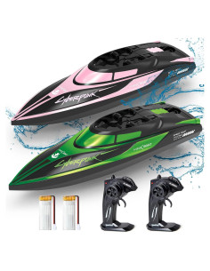 Barco RC para Niños YA Paquete de 2 Barcos LED 30 cm