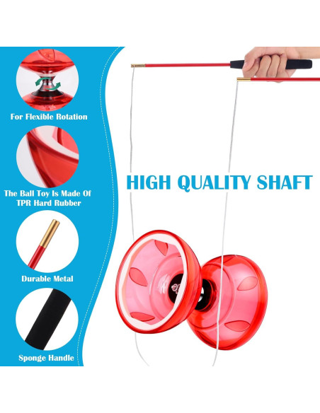 Conjunto Diabolo Chino Hungdao 5 Set con Rodamiento 15 cm