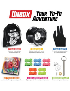 Kit de Yoyo Profesional Kool Krafts con 10 Cuerdas y Libro 2