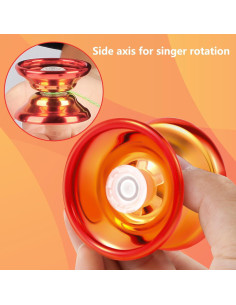 Yoyo Metálico Responsivo LUOMAJA JD307 con 10 Cuerdas 2