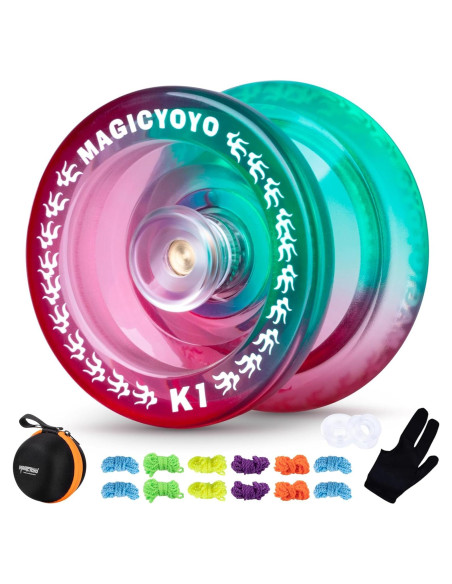Yoyo YOSTAR K1 Verde Rosa para Niños Principiantes