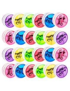 Paquete de 24 Yo-Yos LED Coloridos Drayear para Niños