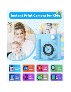 Cámara Instantánea para Niños FKATEEN 1080P con Impresión 2