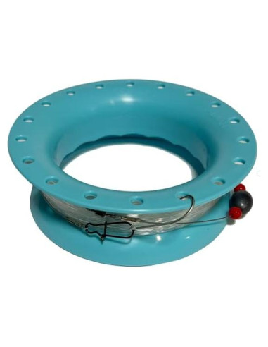 Carrete de Mano Cubano LEE FISHER 15,24 cm con Soporte