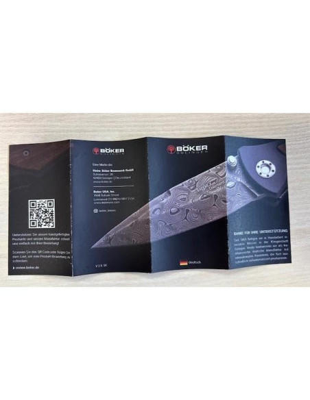 Cuchillo Boker Savannah 120620 de Caza con Hoja N690 12.7 cm