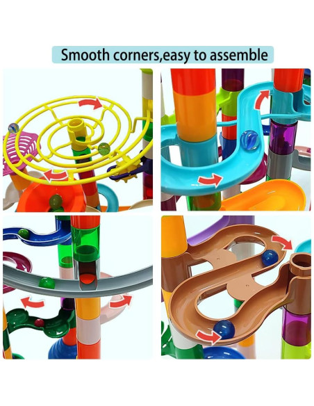 Pista de Canicas 150 Piezas Juguete de Construcción Infantil