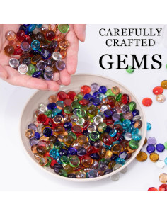 50 Gemas de Vidrio Meschett para Decoración del Hogar 2