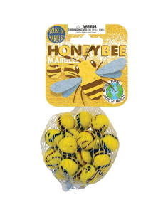 Bolsa de canicas abeja House of Marbles 20 miniaturas 2