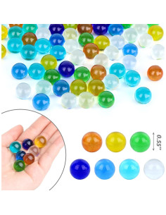 Canicas de Vidrio 90PCS 3 Nutrias para Juegos y Decoración 2