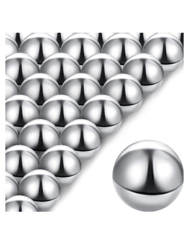 Bolas de Acero Inoxidable Ripeng 30 Piezas 1.27 cm