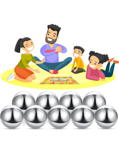 Bolas de Acero Inoxidable Ripeng 30 Piezas 1.27 cm